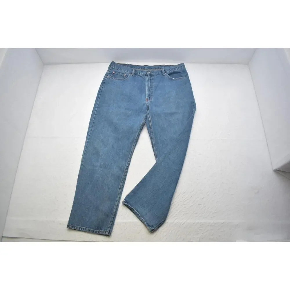 Levi's 550 Relaxed Fit Straight Blue Denim Jeans Mens Size 40 x 30‎